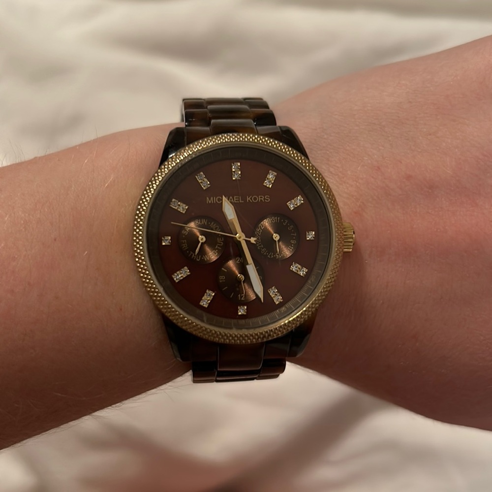 Michael Kors Tortoiseshell Watch